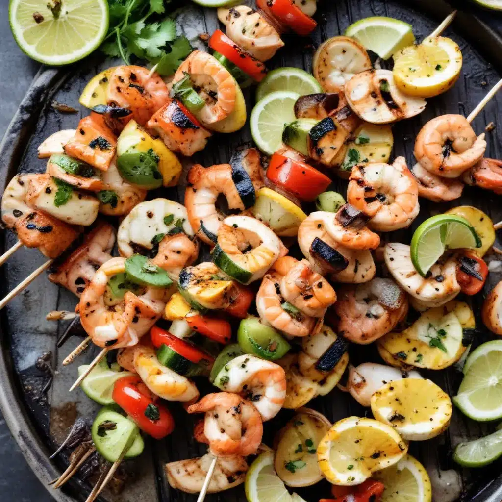 Backyard BBQ Bash 12 Crowd-Pleasing Grilled Seafood Skewer Recipes