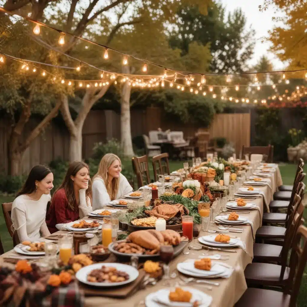 Backyard BBQ Bliss Hosting a Cozy Thanksgiving Feast