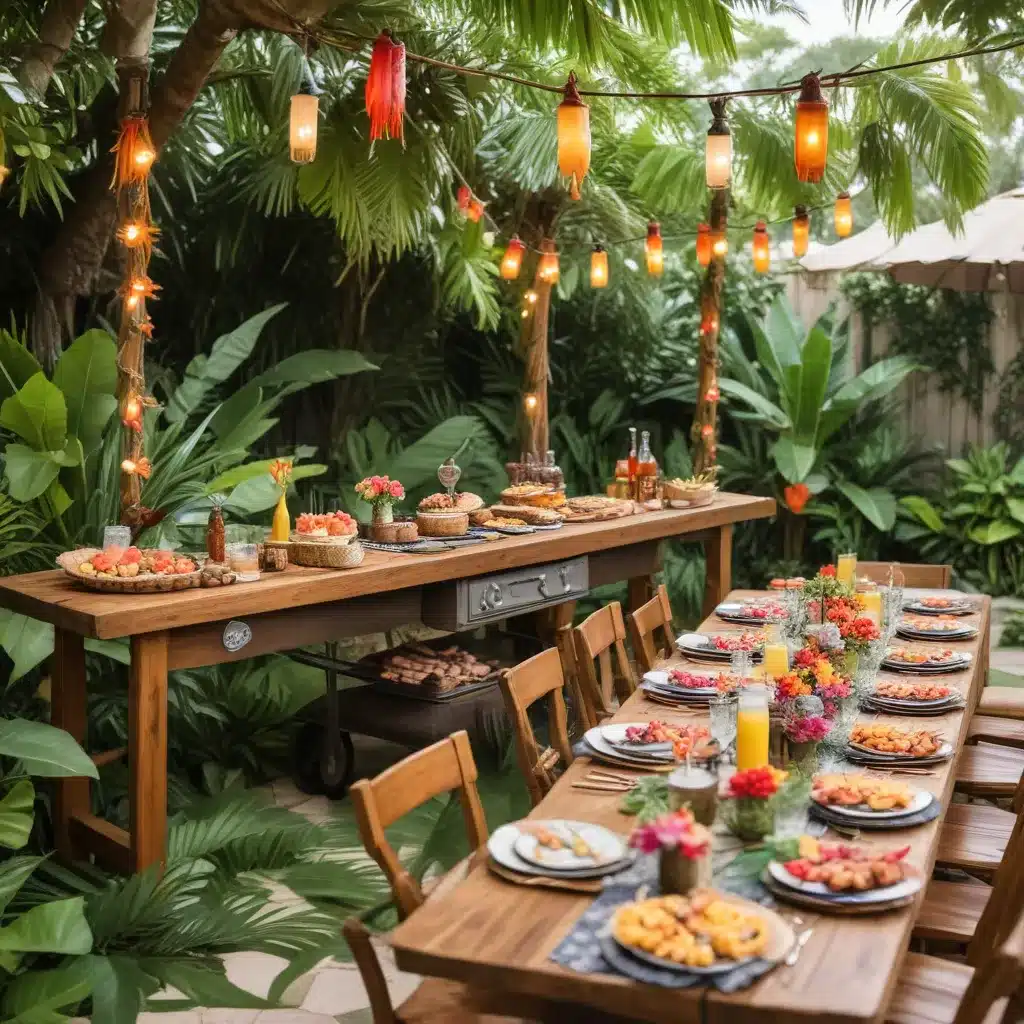 Backyard Barbecue Bliss Hosting the Ultimate Luau-Inspired Feast