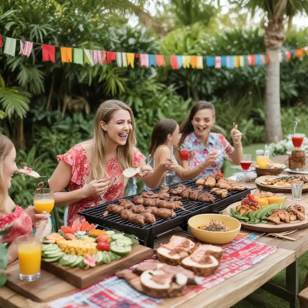 Barbecue Bliss Hosting a Memorable Backyard Luau-Inspired Feast