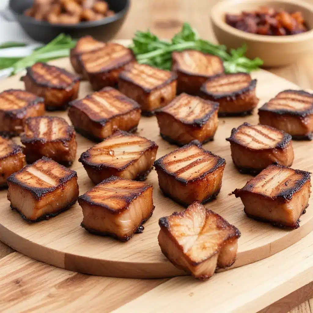 Barbecue Brilliance Crafting Mouthwatering Barbecue Pork Belly Bites