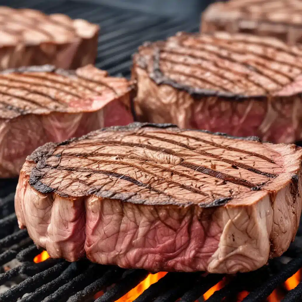 Grilling Greatness Achieving Mouthwatering Sear on Thick-Cut Steaks