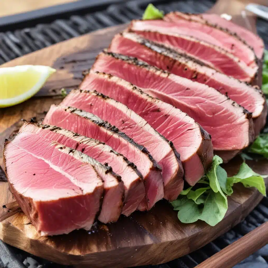 Grilling Greatness Achieving the Perfect Sear on Ahi Tuna