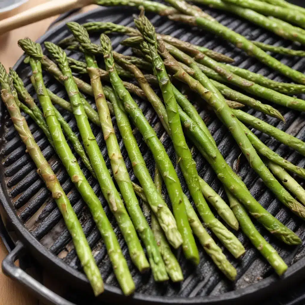 Grilling Greatness Achieving the Perfect Sear on Asparagus Spears