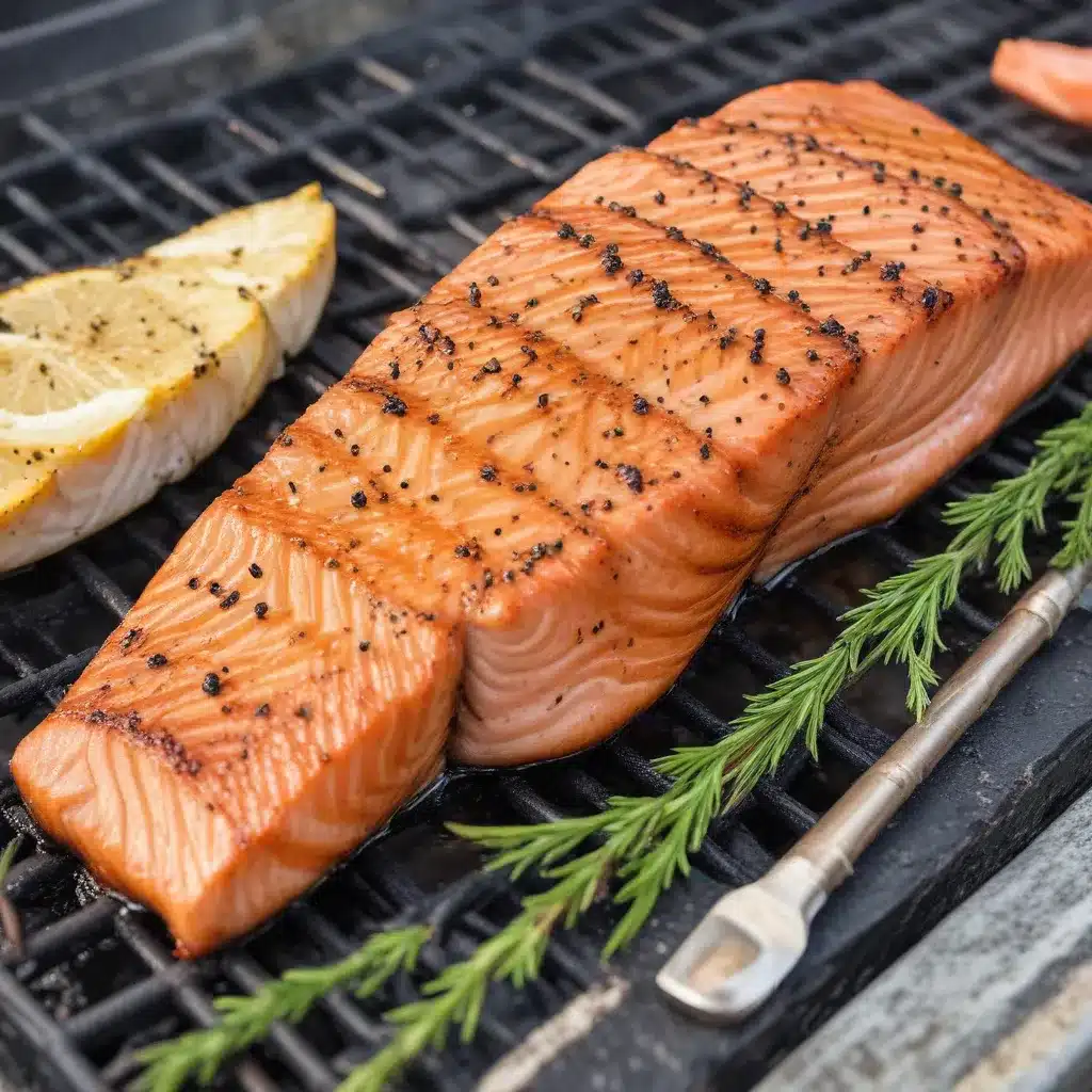 Grilling Greatness Achieving the Perfect Sear on Salmon