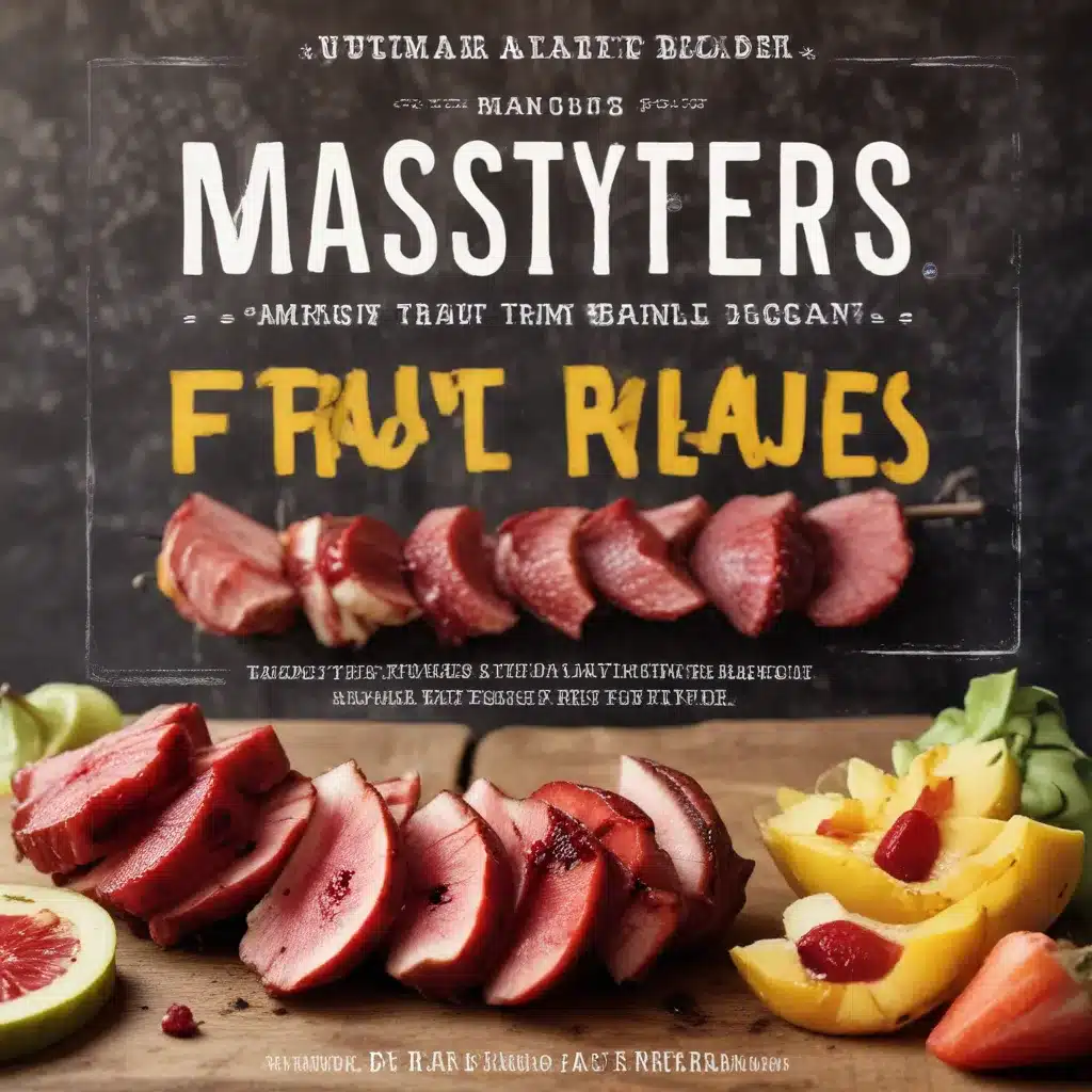 Pitmasters Playground Innovative Barbecue Recipes Featuring Seasonal Fruits