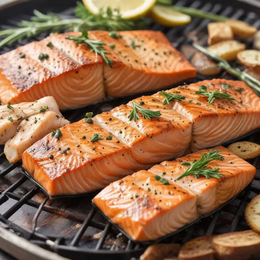 Sizzling Seafood Grilling the Perfect Salmon Fillets