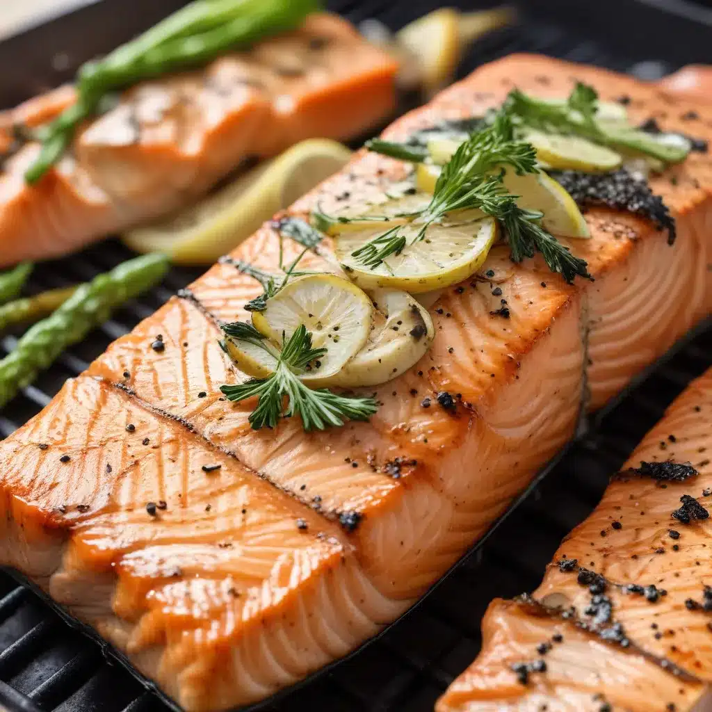 Sizzling Seafood Grilling the Perfect Salmon Fillets with Smoky Flair