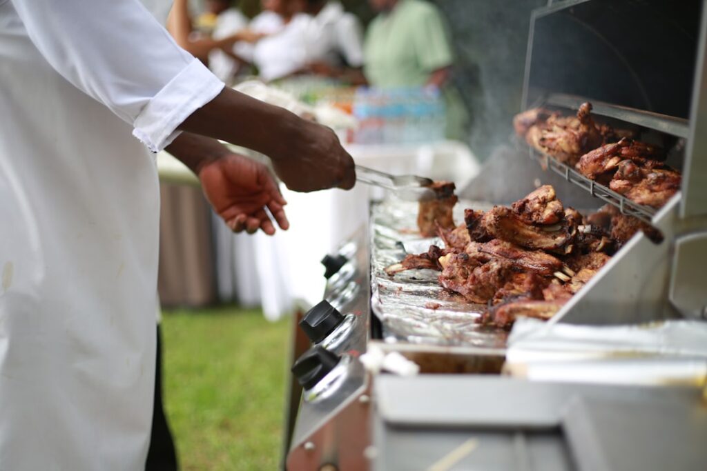 Grilling Meat